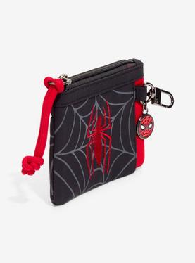 Marvel Spider-Man Web Logo Zippered Cardholder, , hi-res